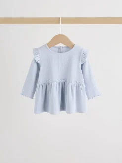 Blue Spot Baby Long Sleeve Frill Top And Leggings Set (0mths-2yrs)