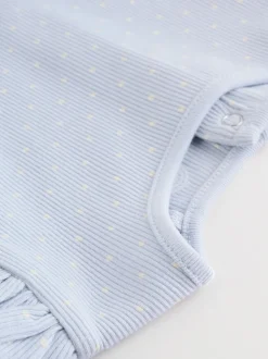 Blue Spot Baby Long Sleeve Frill Top And Leggings Set (0mths-2yrs)