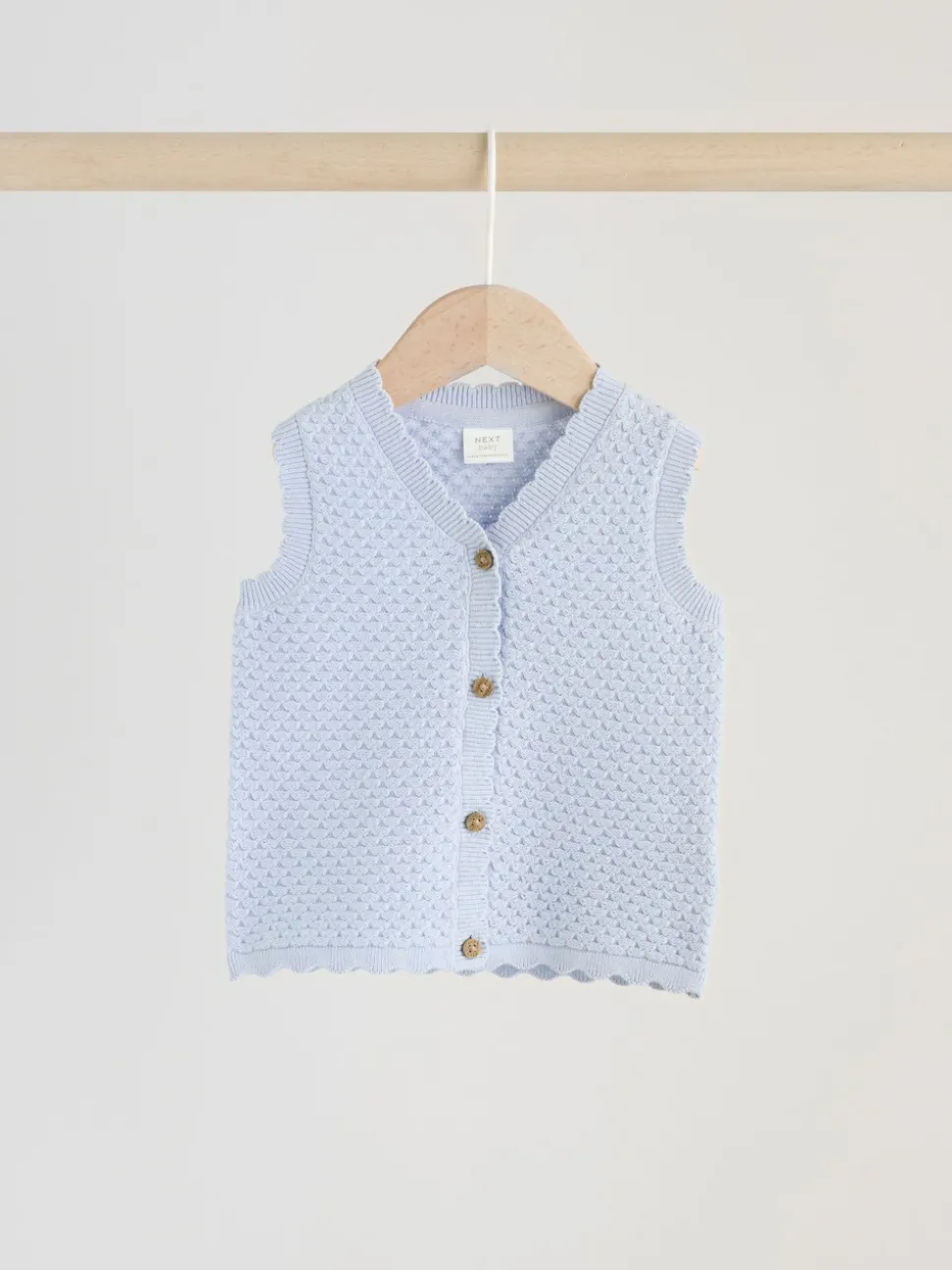 Blue Baby Knitted Top and Leggings Set 2 Piece (0mths-2yrs)