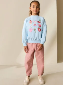 Blue Beaded Cake Sweatshirt (3-16yrs)