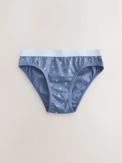 Blue Bikini Briefs 5 Pack (1.5-16yrs)