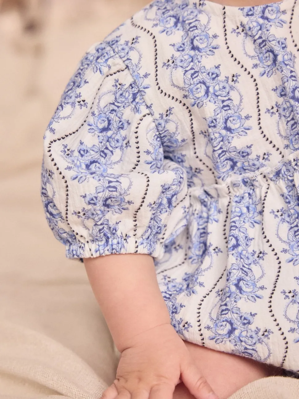 Blue Cath Kidston Baby Romper