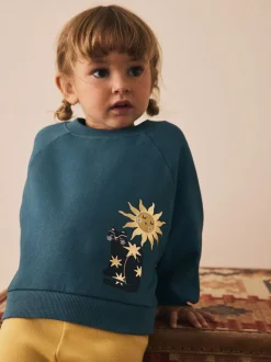 Blue Celestial Crew Neck Sweatshirt (3mths-7yrs)