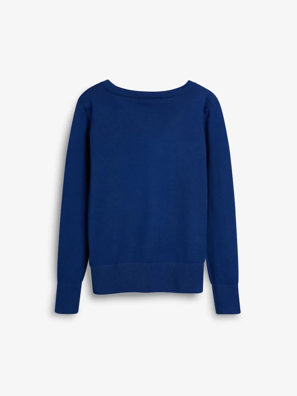 Blue Cotton Rich School V-Neck Cardigan (3-16yrs)