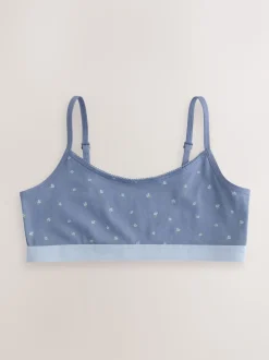 Blue Crop Tops 3 Pack (5-16yrs)
