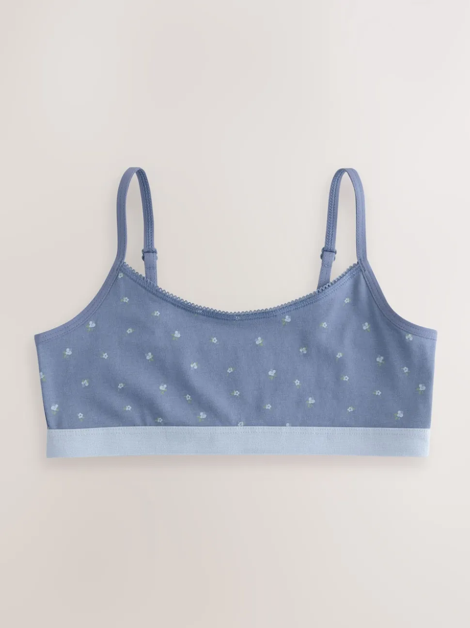Blue Crop Tops 3 Pack (5-16yrs)
