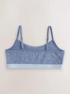 Blue Crop Tops 3 Pack (5-16yrs)