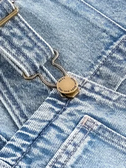 Blue Denim Pinafore Dress (3-16yrs)