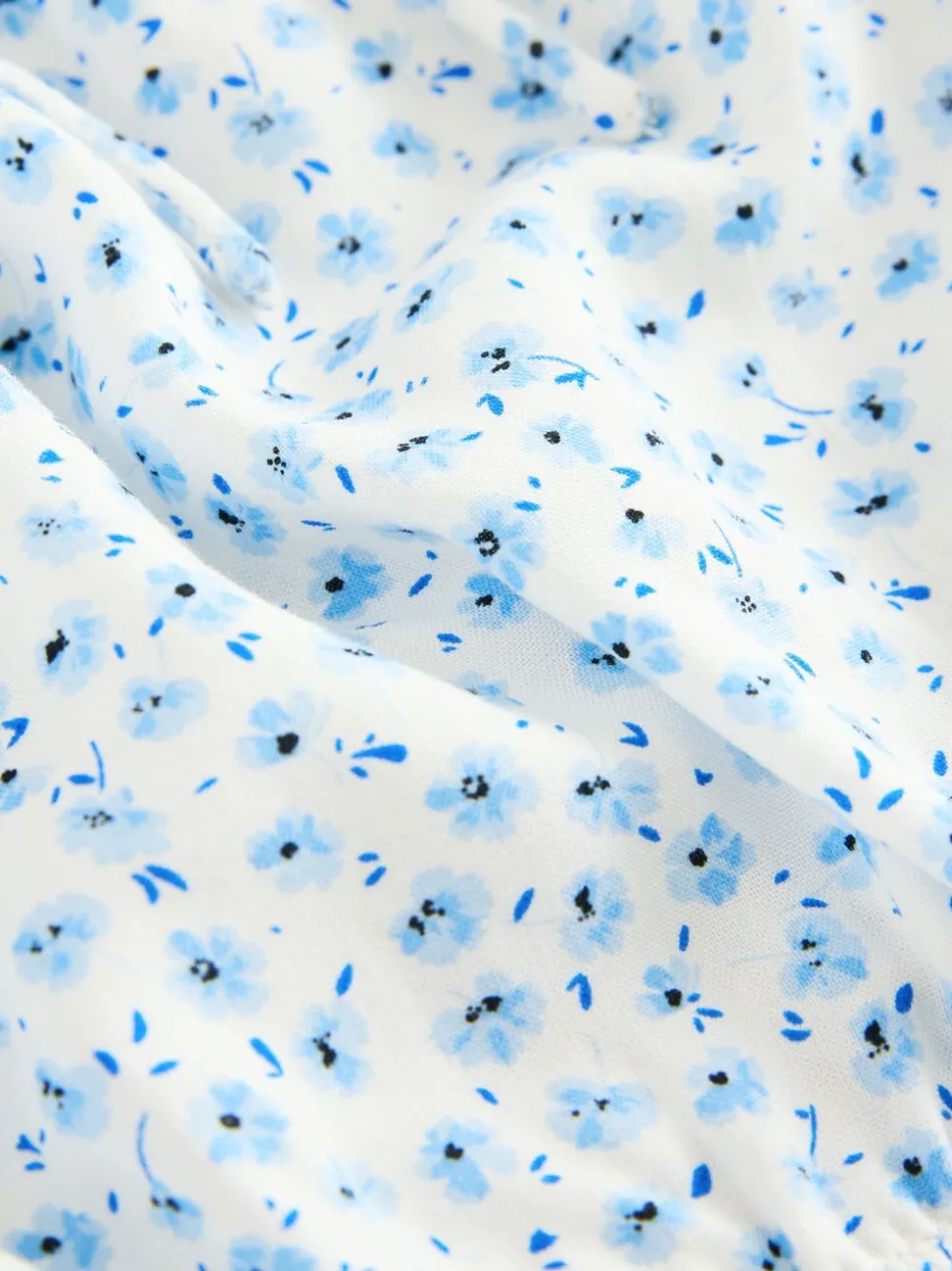 Blue Ditsy Top and Skirt Set (3-16yrs)