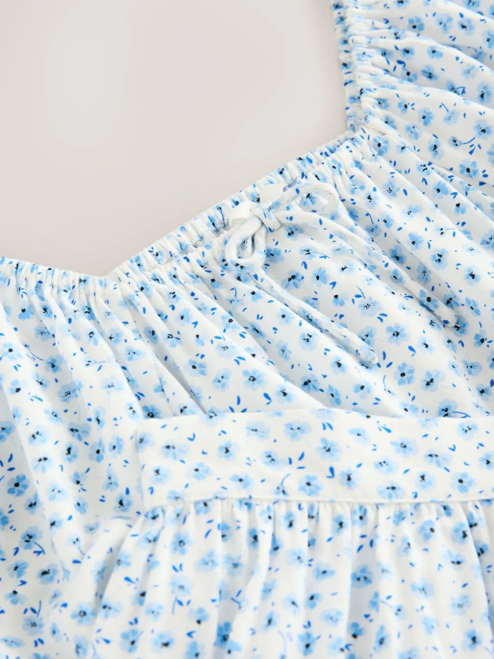Blue Ditsy Top and Skirt Set (3-16yrs)