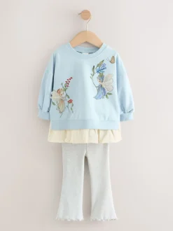 Blue Fairy Long Sleeve Top and Leggings Set (3mths-7yrs)