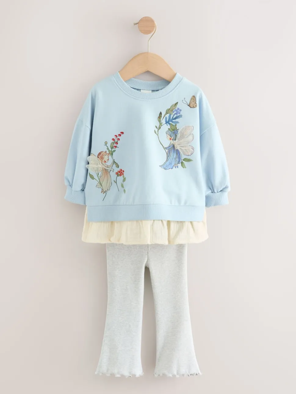 Blue Fairy Long Sleeve Top and Leggings Set (3mths-7yrs)