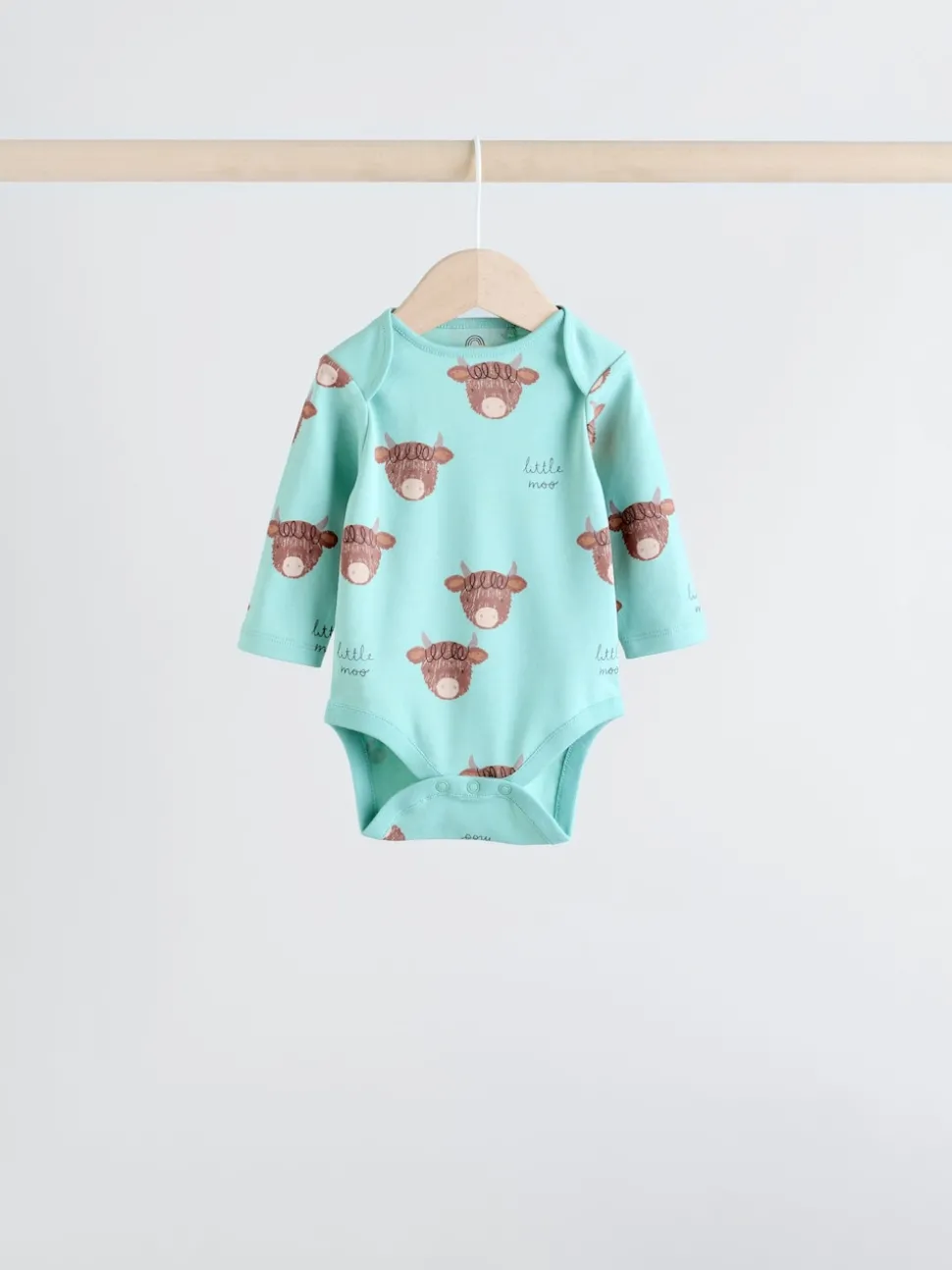 Blue Hamish Long Sleeve Bodysuits 3 Pack