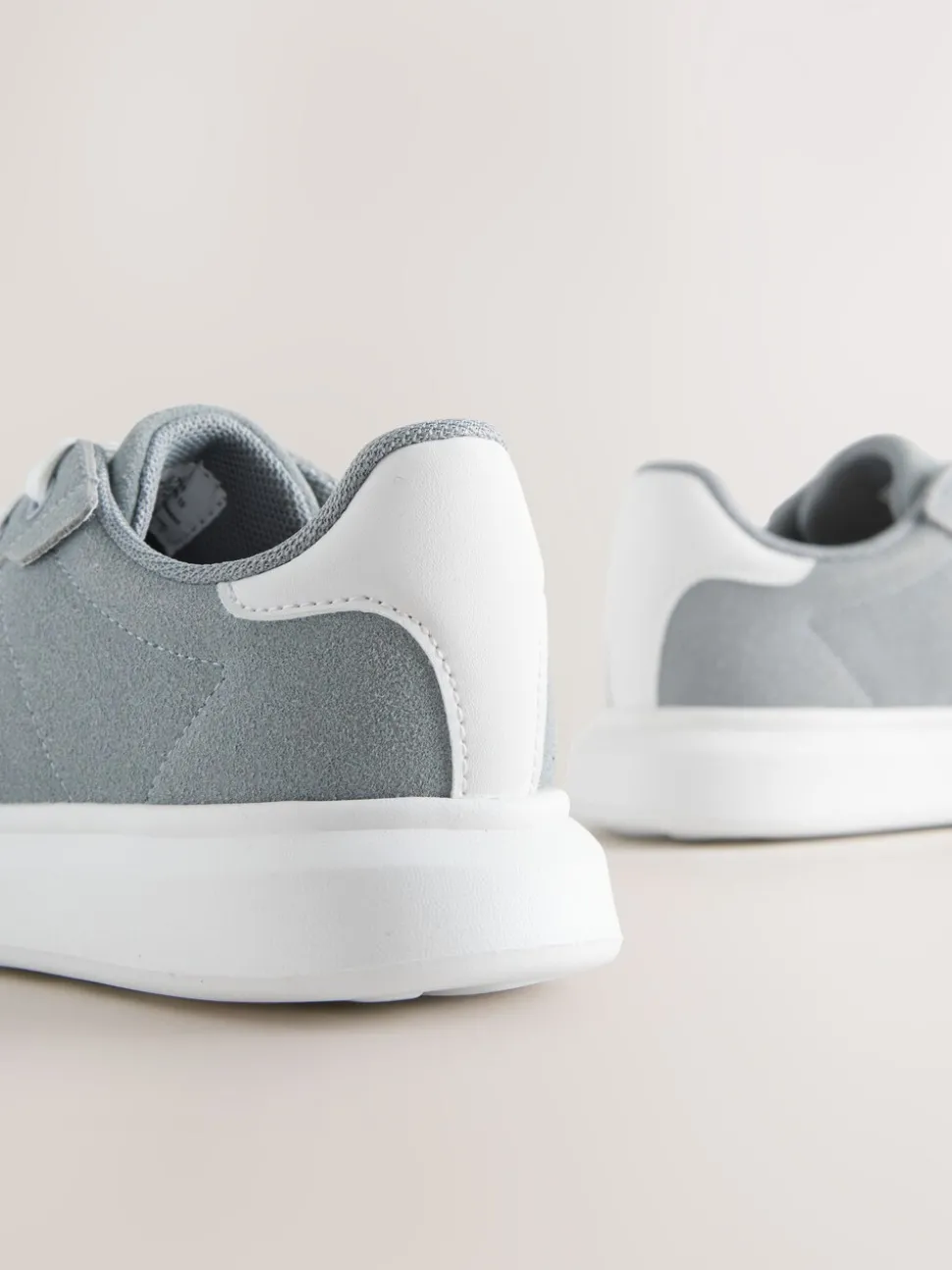 Blue Lace Up Trainers