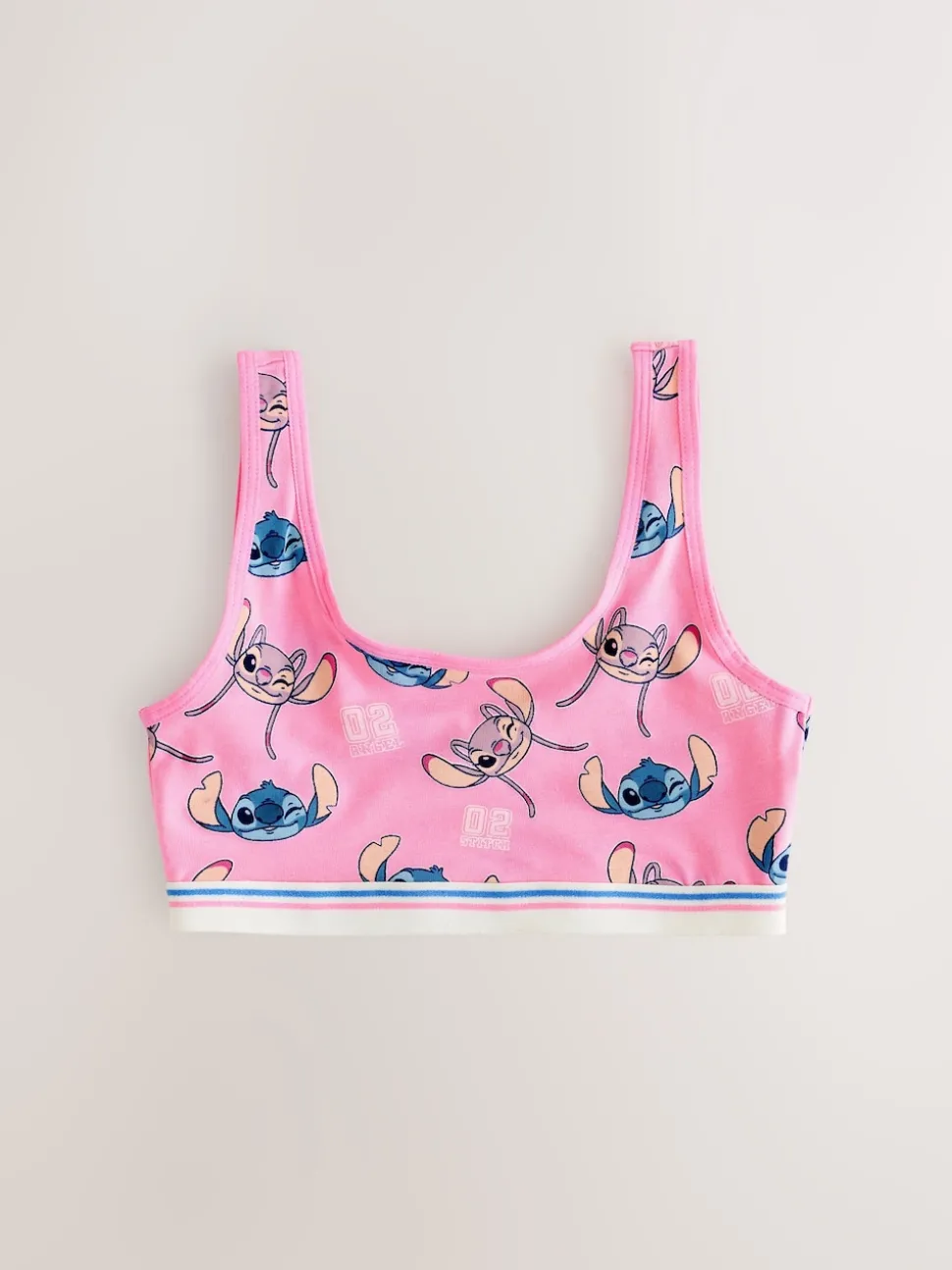 Blue Lilo And Stitch Disney Crop Tops 3 Pack (5-16yrs)
