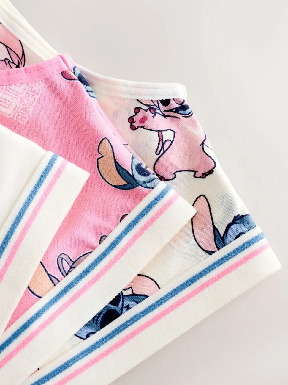 Blue Lilo And Stitch Disney Crop Tops 3 Pack (5-16yrs)