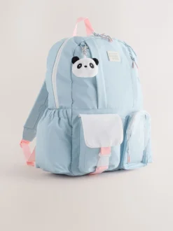 Blue Panda Panda Character Backpack