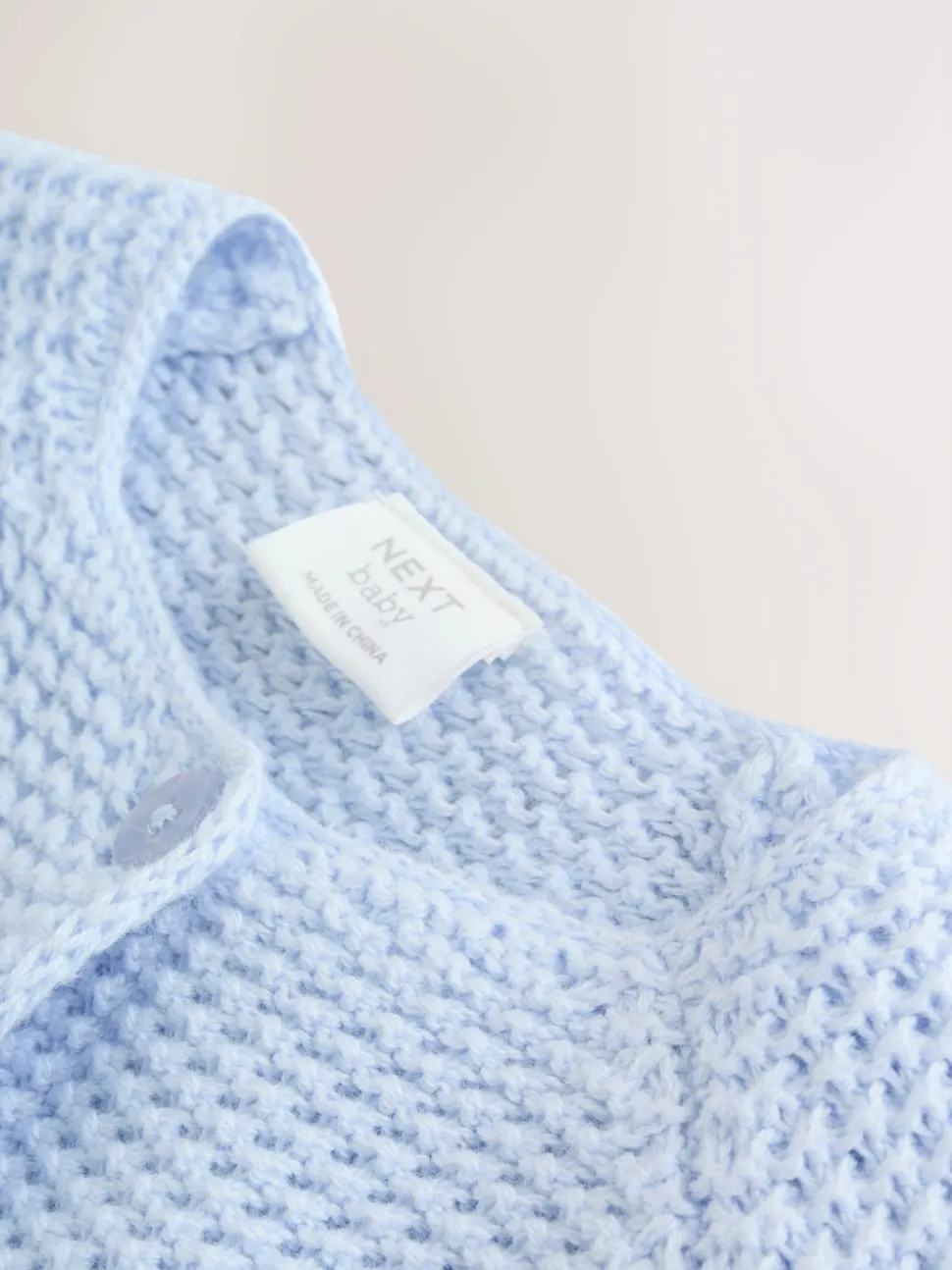 Blue Peplum Baby Knitted Cardigan (0mths-2yrs)