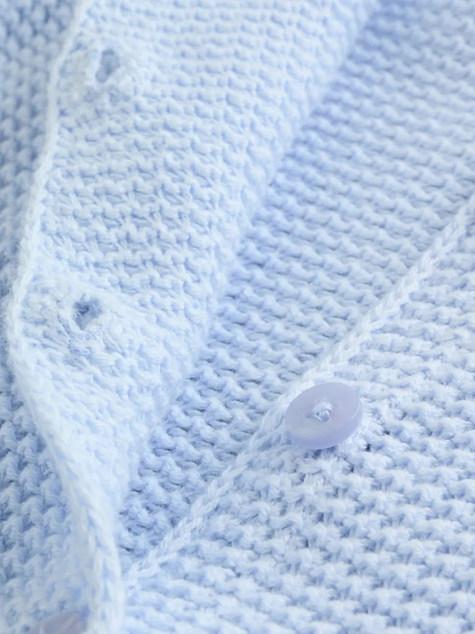 Blue Peplum Baby Knitted Cardigan (0mths-2yrs)