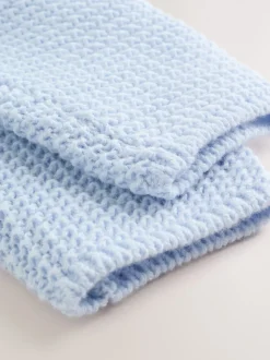 Blue Peplum Baby Knitted Cardigan (0mths-2yrs)