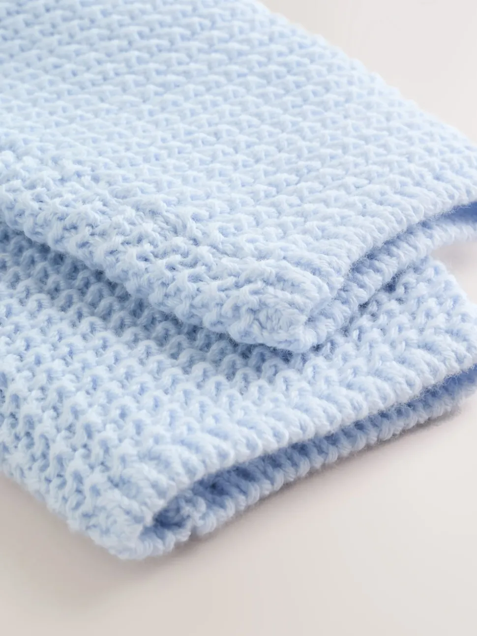 Blue Peplum Baby Knitted Cardigan (0mths-2yrs)