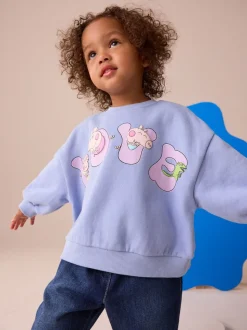 Blue Peppa Pig & Evie Crew Neck Sweatshirt (3mths-7yrs)