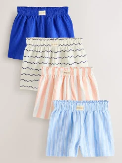 Blue/Pink Shorts 4 Pack (3mths-7yrs)