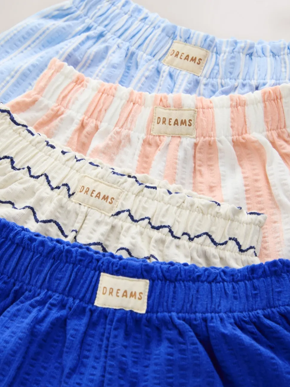 Blue/Pink Shorts 4 Pack (3mths-7yrs)