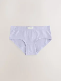 Blue/Pink Soft Touch Hipsters 5 Pack (2-16yrs)