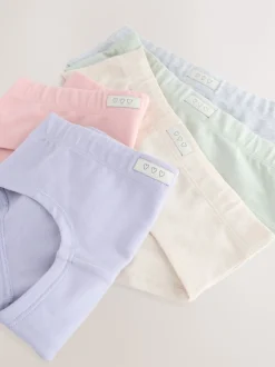 Blue/Pink Soft Touch Hipsters 5 Pack (2-16yrs)