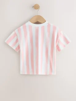 Blue/Pink T-Shirts 4 Pack (3mths-7yrs)