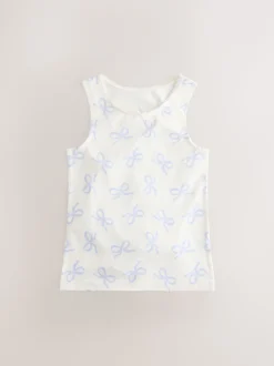 Blue Printed Vests 3 Pack (1.5-16yrs)