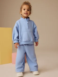 Blue Quarter Zip Sweatshirt (3mths-7yrs)