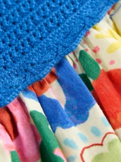 Blue Rainbow Bright Summer Dress (3mths-7yrs)