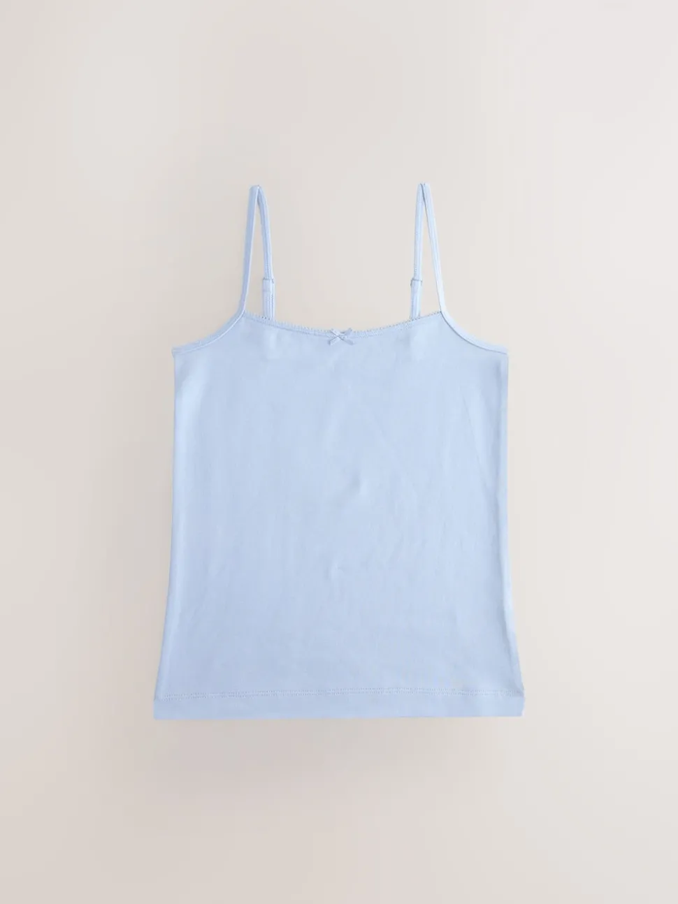 Blue Strappy Printed Cami Vests 3 Pack (1.5-16yrs)