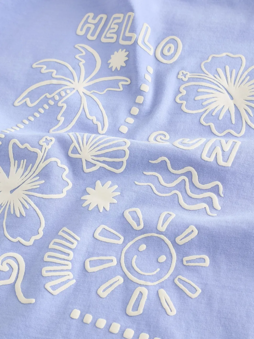 Blue Sunshine Short Sleeve T-Shirt and Cycle Shorts Set (3mths-7yrs)