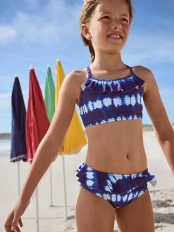 Blue Tie Dye Bikini (3-16yrs)