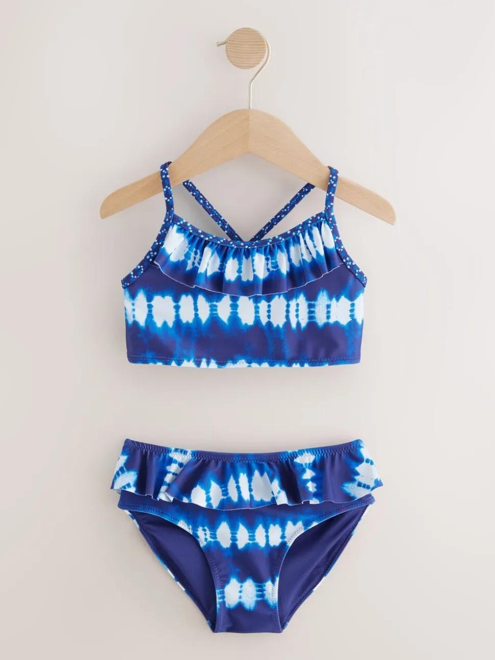 Blue Tie Dye Bikini (3-16yrs)