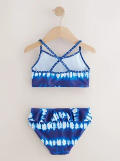 Blue Tie Dye Bikini (3-16yrs)