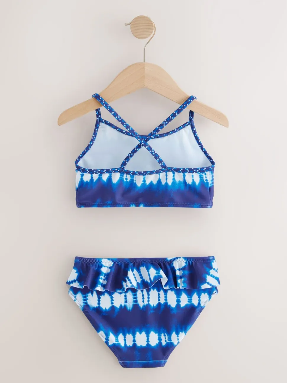 Blue Tie Dye Bikini (3-16yrs)