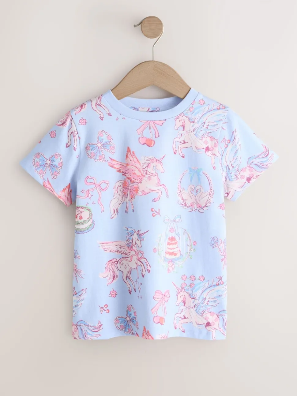 Blue Unicorn T-Shirt (3-16yrs)