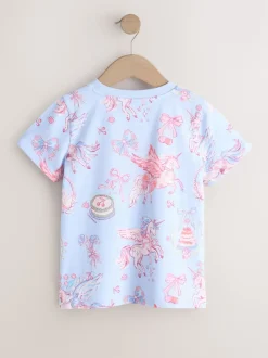 Blue Unicorn T-Shirt (3-16yrs)