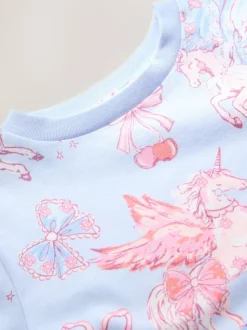 Blue Unicorn T-Shirt (3-16yrs)