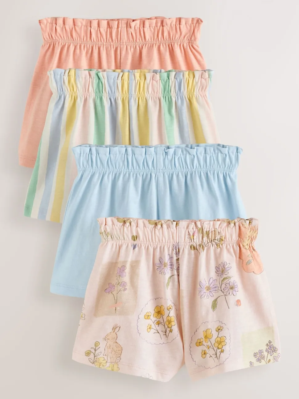 Blue/Yellow Shorts 4 Pack (3mths-7yrs)