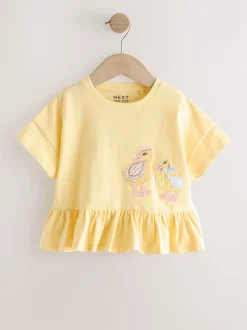 Blue/Yellow T-Shirts 4 Pack (3mths-7yrs)