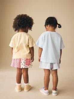 Blue/Yellow Top & Shorts Set 2 Pack (3mths-7yrs)