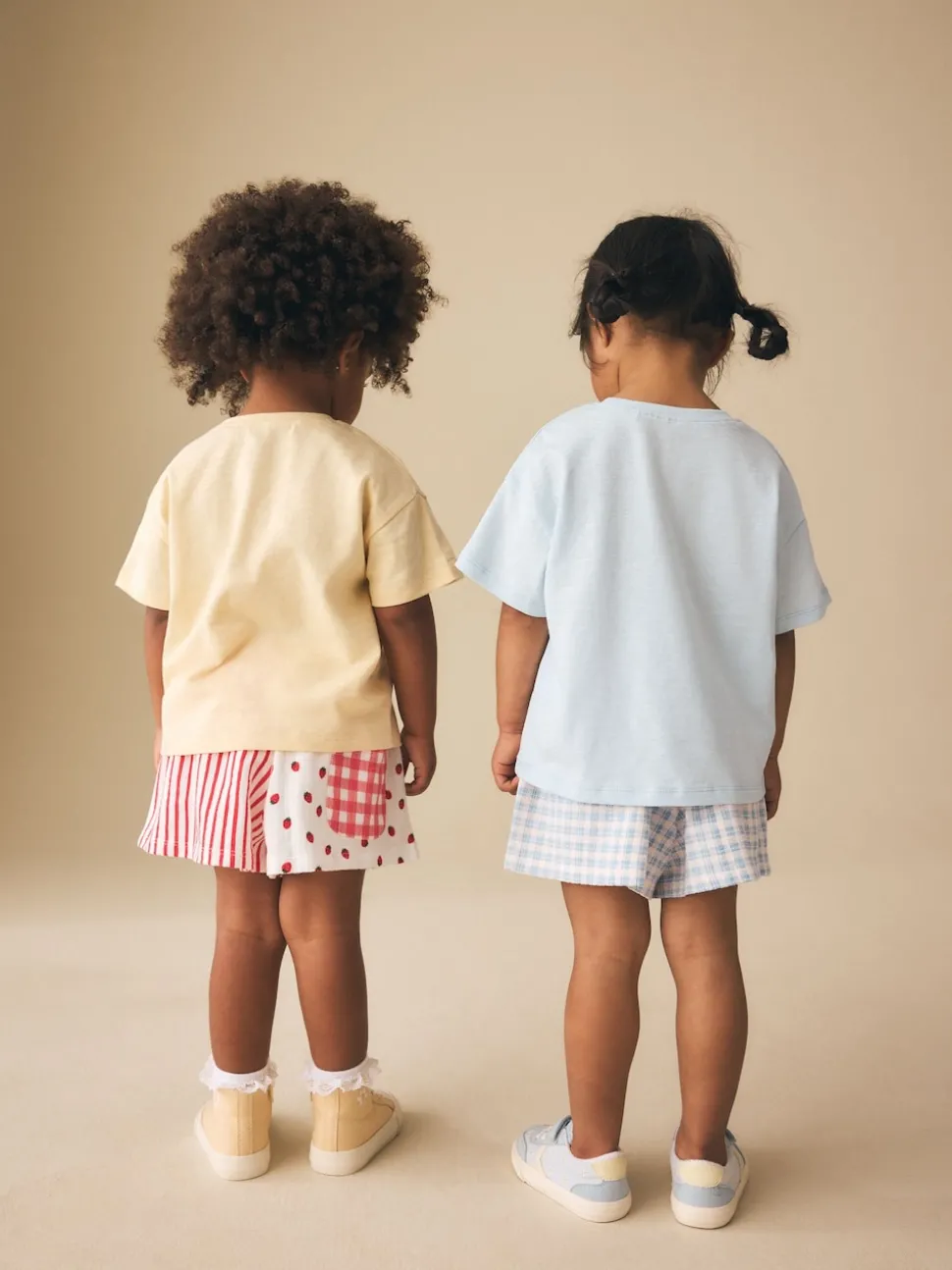 Blue/Yellow Top & Shorts Set 2 Pack (3mths-7yrs)