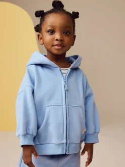 Blue Zip Through Hoodie (3mths-7yrs)
