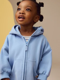 Blue Zip Through Hoodie (3mths-7yrs)