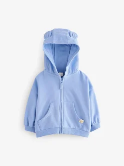 Blue Zip Through Hoodie (3mths-7yrs)